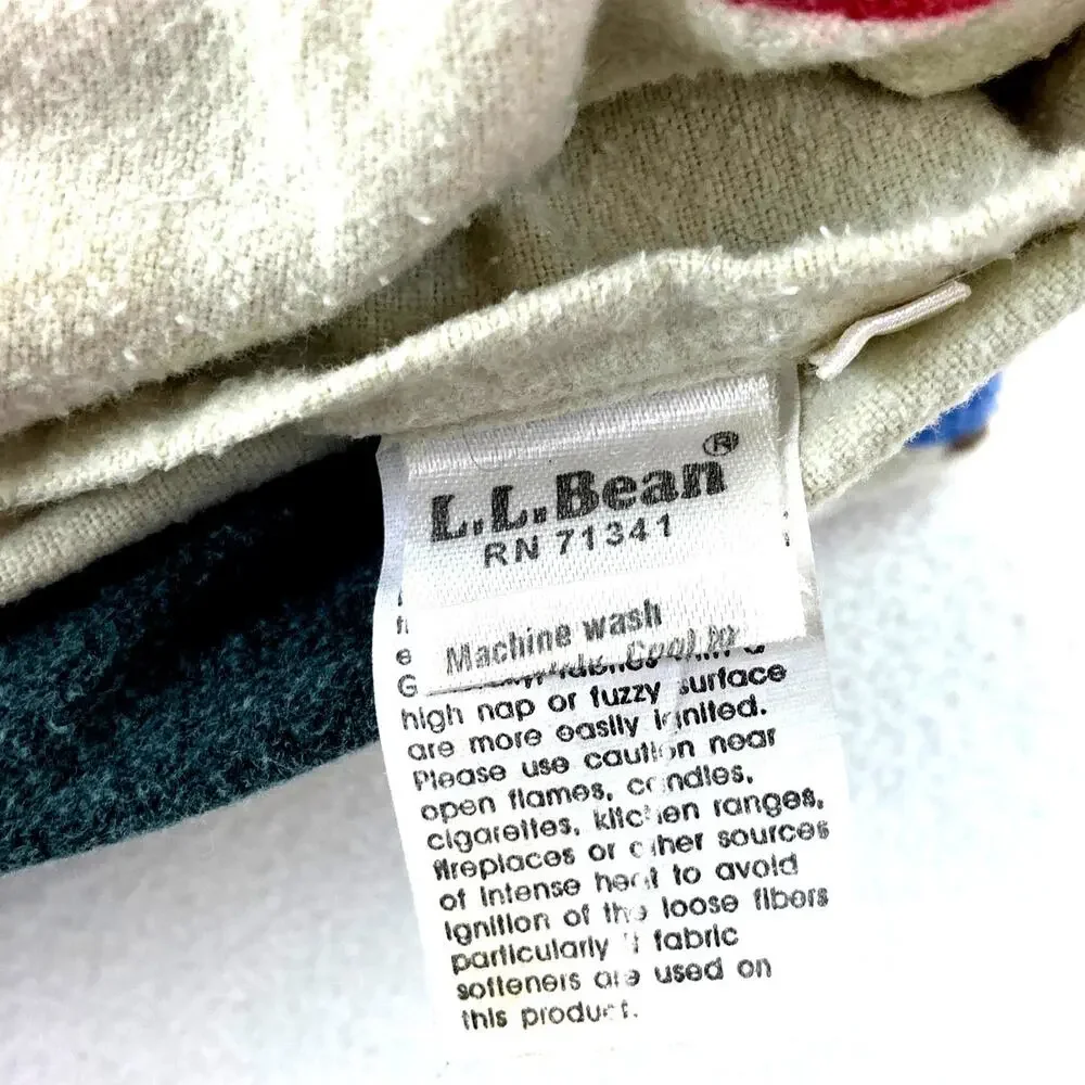 L. L. Bean Flannel Sheets Full Size Fitted & Flat Wilderness
